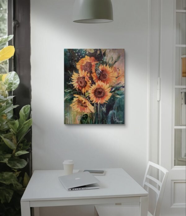 sunlit bliss canvas print