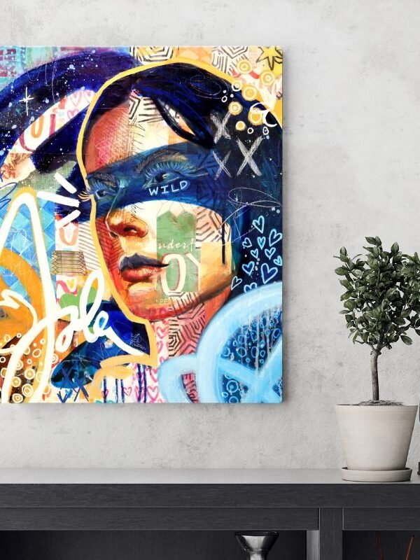 wild heart canvas print