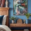 bringer of spring oil painting in bedroom