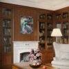 bringer of spring oil painting in room