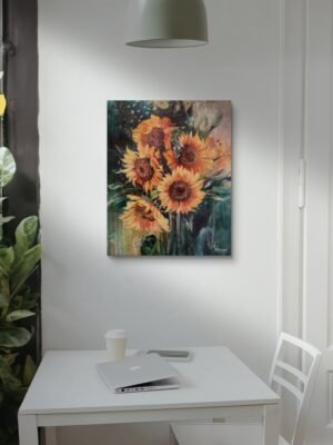 sunlit bliss canvas print