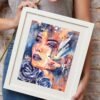 blue divine fine art print