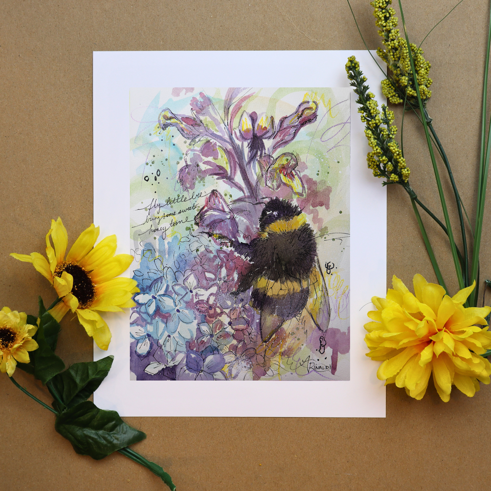 dance in the petals #2 fine art print