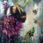 fly little bee fine art print