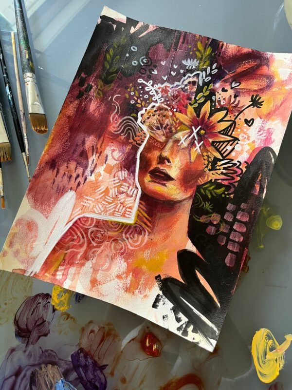 “grow” painting study “grow” painting study