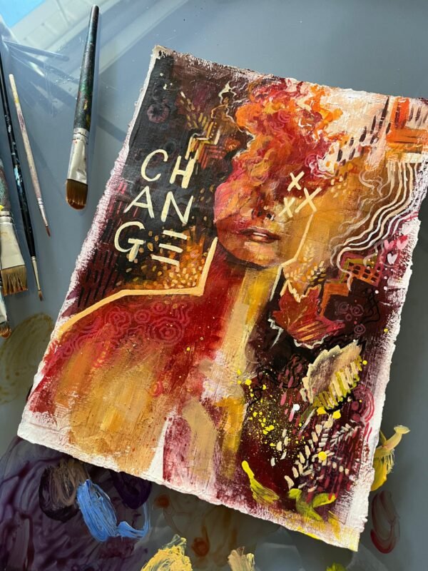 “change” painting study “change” painting study
