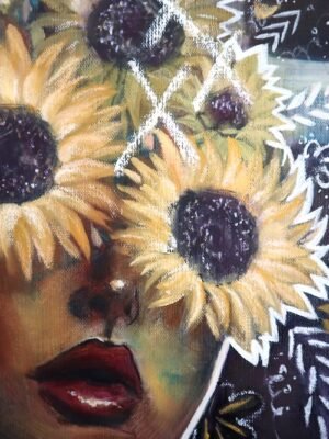 "her bounty overfloweth" original oil painting