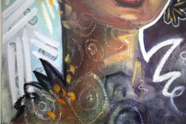 "her bounty overfloweth" original oil painting