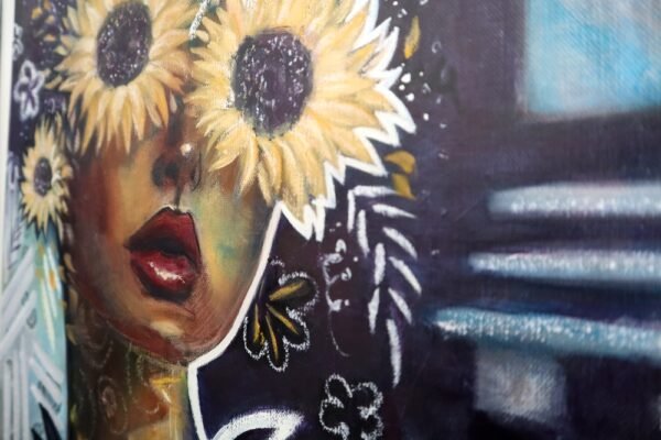 "her bounty overfloweth" original oil painting