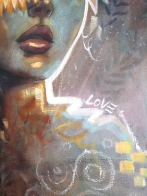 "love" original oil painting