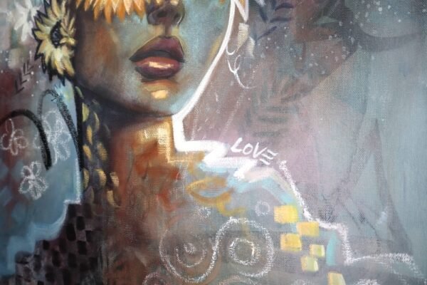 "love" original oil painting