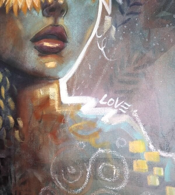 "love" original oil painting