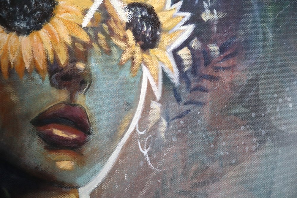 "love" original oil painting
