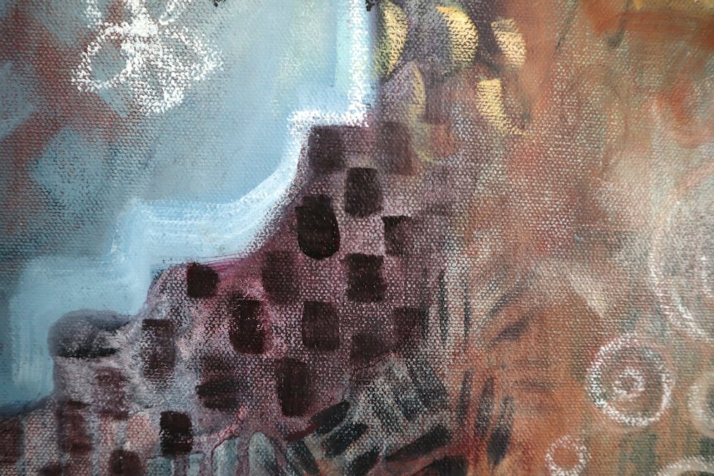 "love" original oil painting