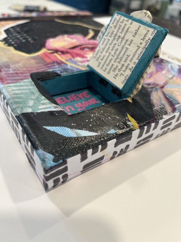 believe in your magic hidden secret door painting