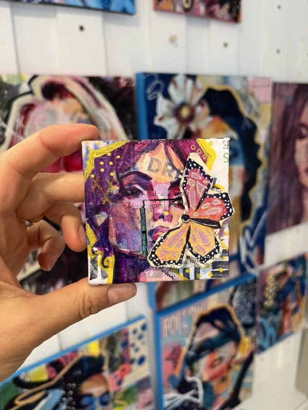 you are loved secret door painting