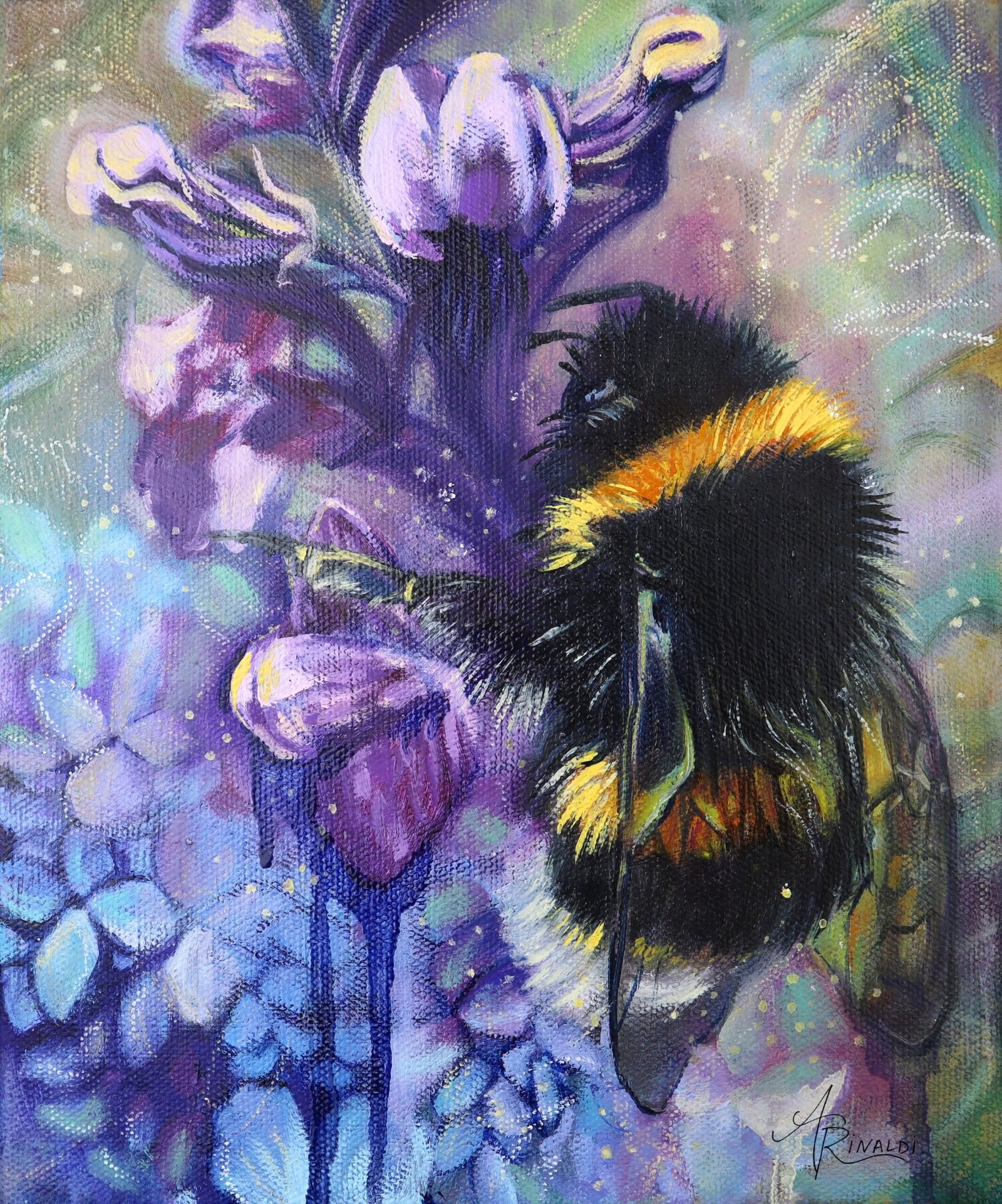 dance in the petals fine art print