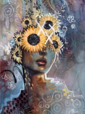 "love" original oil painting