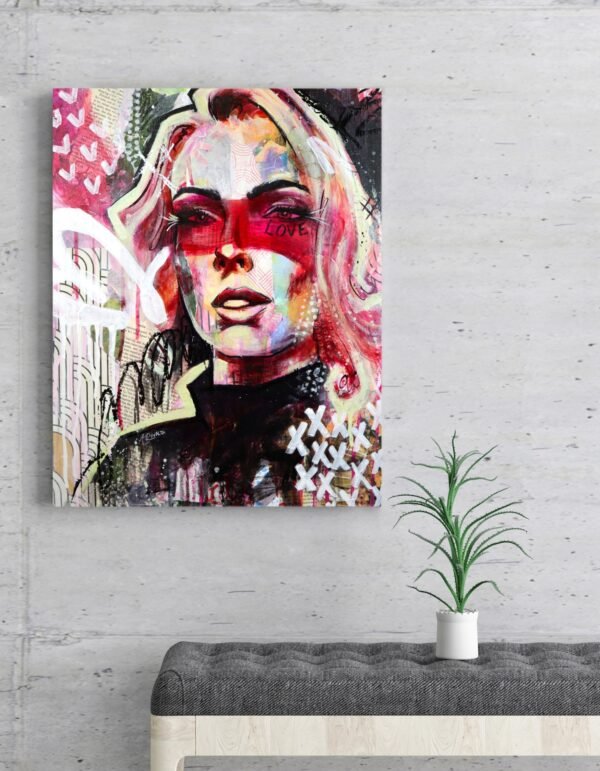 love in all shades canvas print