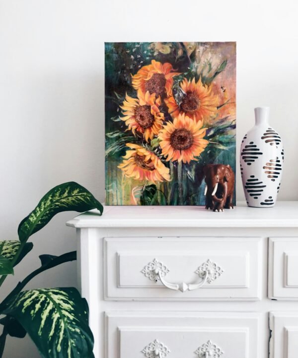 sunlit bliss canvas print