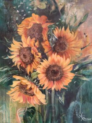 sunlit bliss canvas print