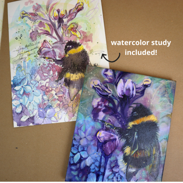 dancing in the flowers