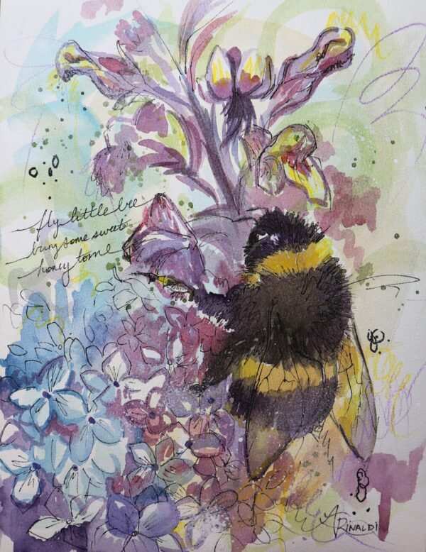 dance in the petals #2 fine art print