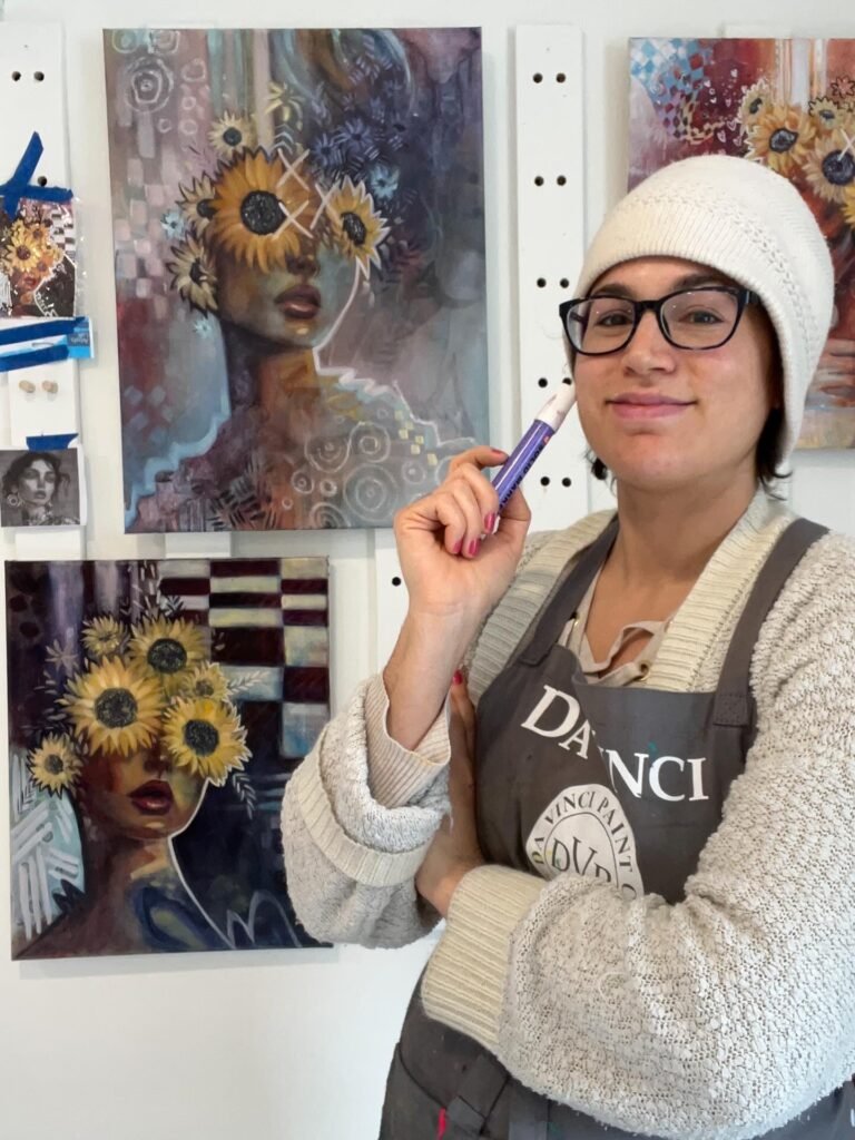 About me with paintings