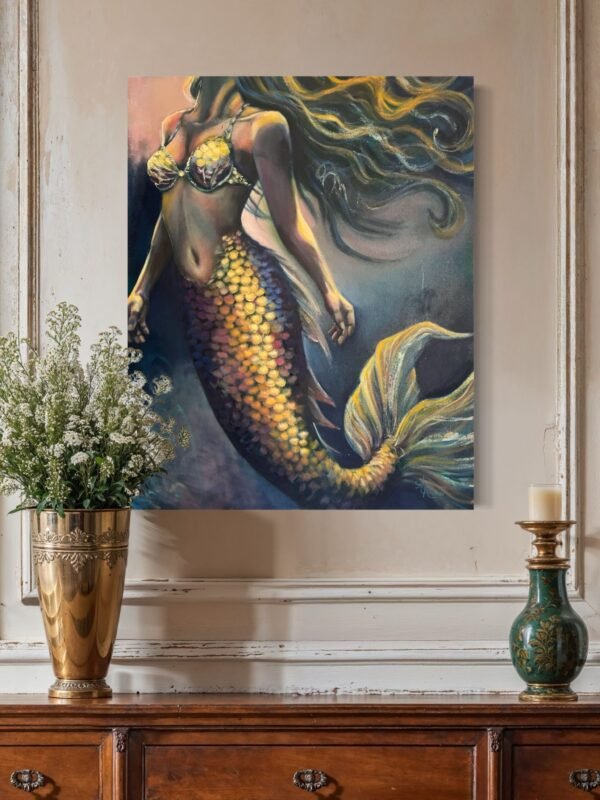 curiosity mermaid painting room layout