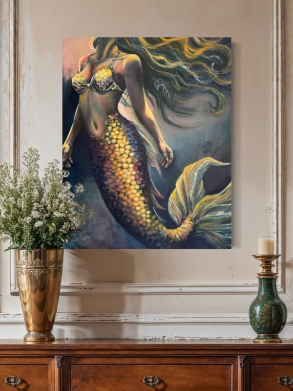 curiosity mermaid painting room layout