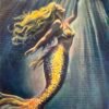 imagination mermaid oil painting