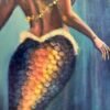 seek large scale mermaid painting close up