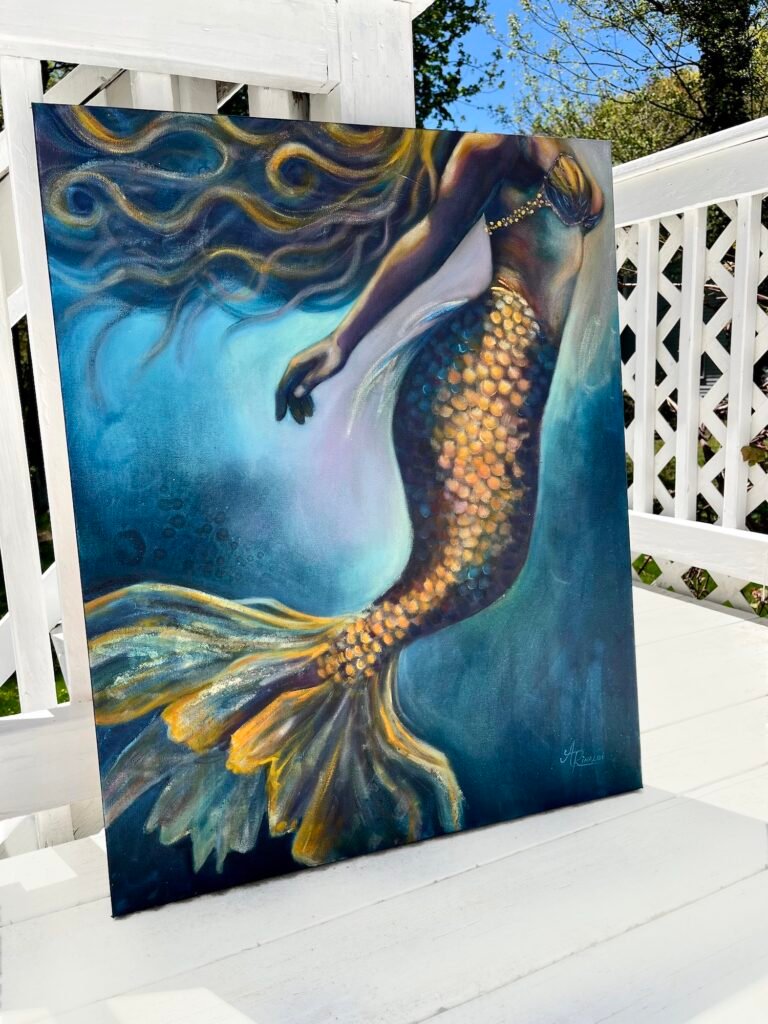 wonder mermaid painting