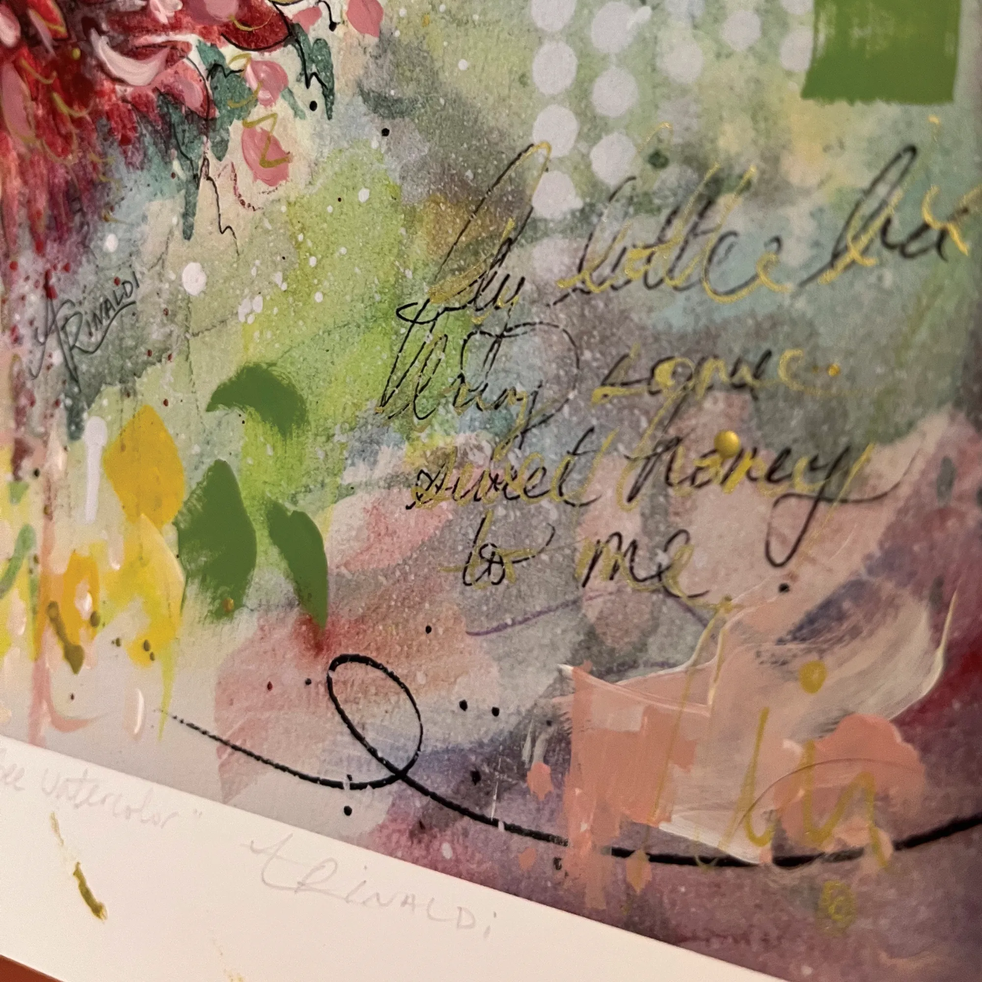 fly little bee watercolor closeup1