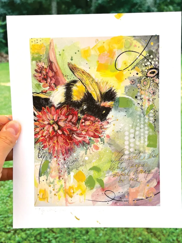 le fly little bee watercolor front update