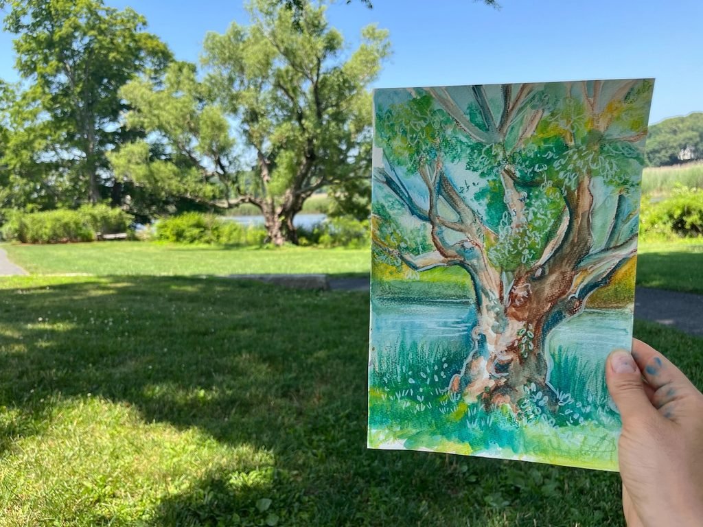 I found a little piece of magic today treedrawing